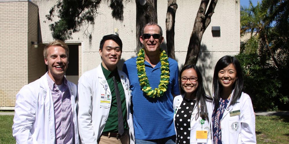 Dr. Robert Fier and students