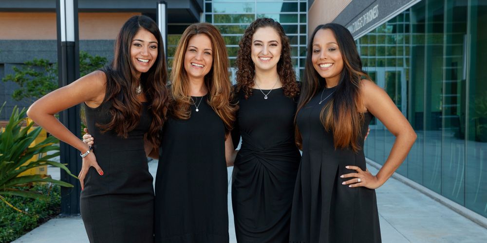 Four alumnae donors