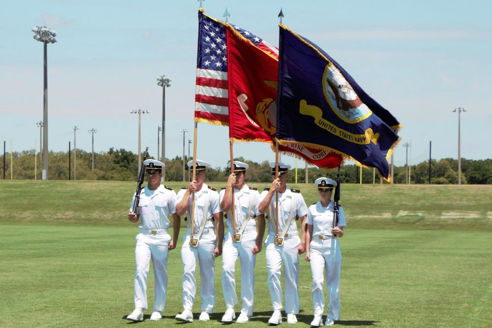 USF NROTC's Road to Tulane University Drill Meet Giving to USF